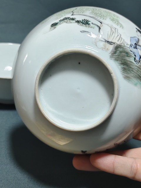 古玩陶瓷民國仕女紋碗拍賣,當(dāng)前價格1200元