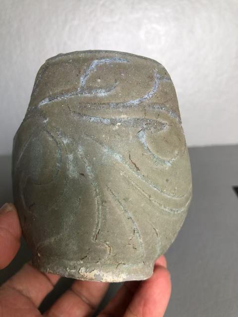 古玩陶瓷越窯剔刻花卉紋標本拍賣,當前價格0元