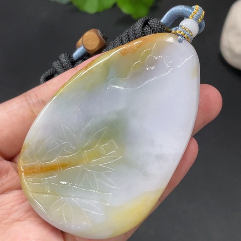 古玩玉器天然翡翠喜上眉梢玉墜(帶鑒定證書)拍賣,當前價格1880元