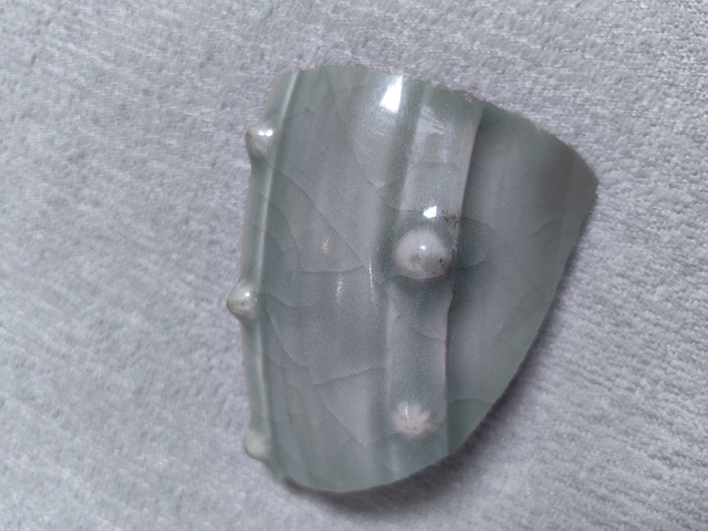 古玩陶瓷龍泉青瓷標(biāo)本拍賣(mài)，當(dāng)前價(jià)格299元