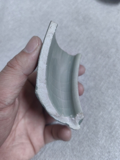 古玩陶瓷龍泉青瓷標(biāo)本拍賣(mài)，當(dāng)前價(jià)格299元