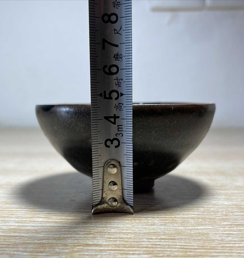 古玩陶瓷建窯金油滴茶盞拍賣,當前價格12000元