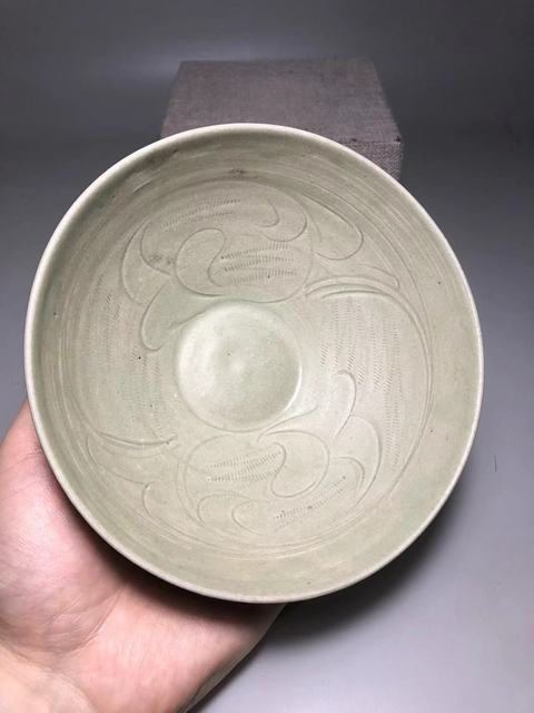 古玩陶瓷宋，同安窯珠光青瓷碗拍賣(mài)，當(dāng)前價(jià)格2000元