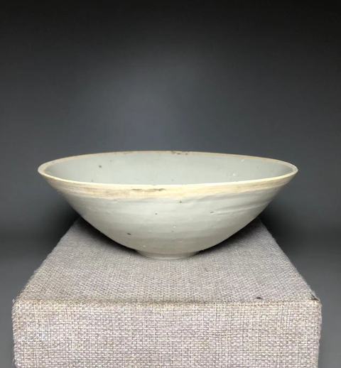 古玩陶瓷宋，青白釉六出筋雙魚碗拍賣，當前價格1800元
