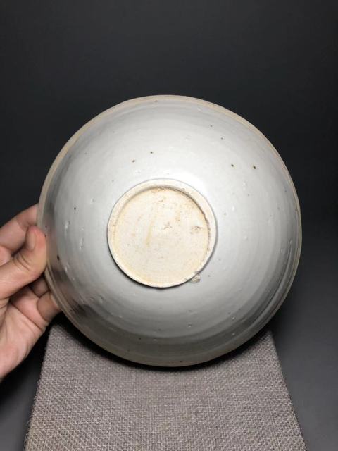 古玩陶瓷宋，青白釉六出筋雙魚碗拍賣，當前價格1800元