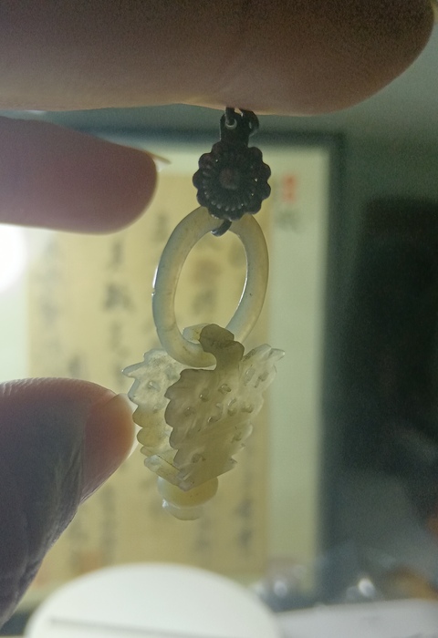 古玩玉器和田玉雕“耳飾”拍賣,當前價格888元