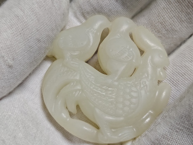 古玩玉器和田玉大吉大利玉佩拍賣，當前價格168元