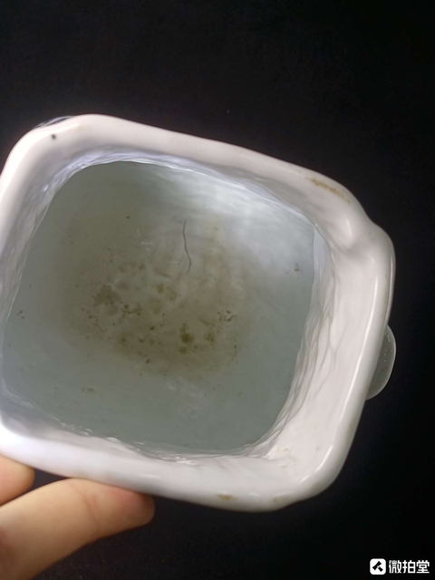 古玩陶瓷青花開光人物紋貫耳瓶，疑似復(fù)窯拍賣，當(dāng)前價(jià)格15000元