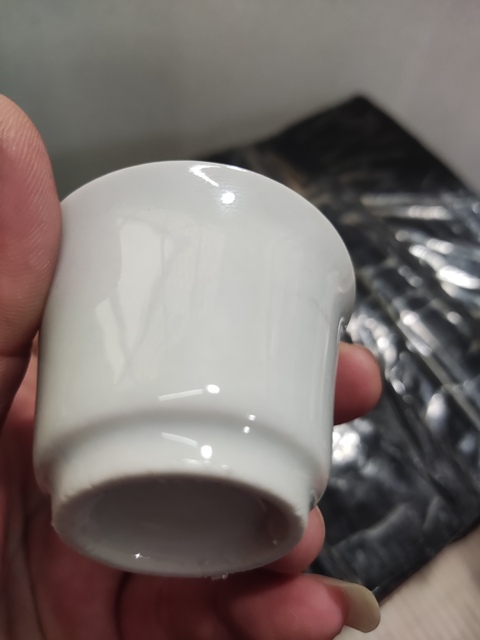 古玩陶瓷清早期德化白瓷杯拍賣(mài)，當(dāng)前價(jià)格298元