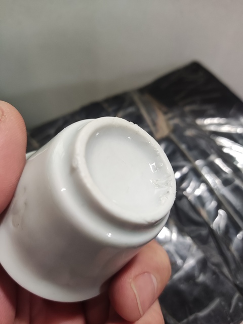 古玩陶瓷清早期德化白瓷杯拍賣(mài)，當(dāng)前價(jià)格298元