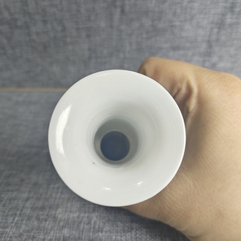 古玩陶瓷青花冰梅花卉紋花觚拍賣，當前價格2000元