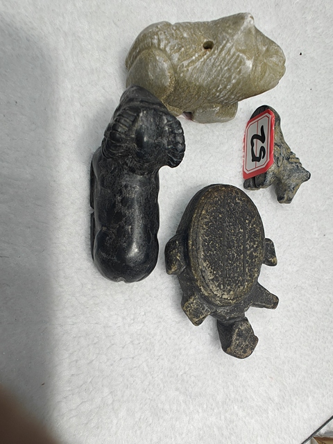 古玩玉器老貨滑石獸拍賣,當前價格2980元
