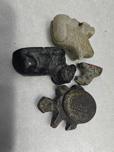 古玩玉器老貨滑石獸拍賣,當前價格2980元