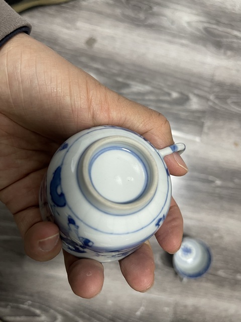 古玩陶瓷青花人物把杯拍賣,當(dāng)前價格2150元