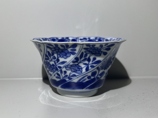 古玩陶瓷青花花卉紋杯拍賣，當前價格1588元