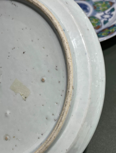 古玩陶瓷青花山水人物茶盤拍賣,當前價格4800元