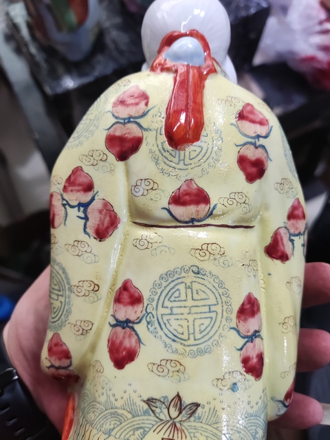 古玩陶瓷福祿壽三星拍賣,當前價格398元