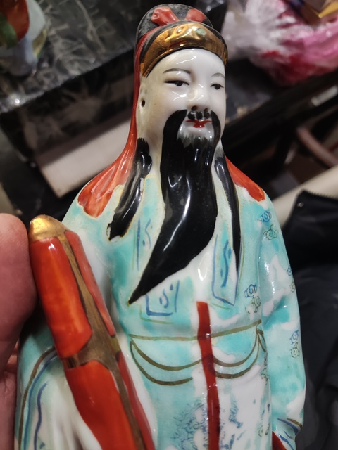 古玩陶瓷福祿壽三星拍賣,當前價格398元
