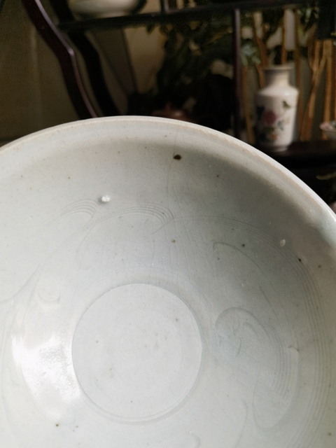 古玩陶瓷【精品】南宋青白釉鵝紋刻仰蓮紋斗笠碗拍賣,當前價格0元