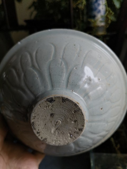 古玩陶瓷【精品】南宋青白釉鵝紋刻仰蓮紋斗笠碗拍賣,當前價格0元