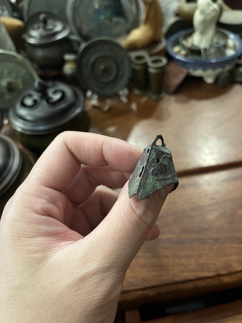 古玩銅器距今兩千多年的****鈴鐺小精品拍賣，當前價格499元