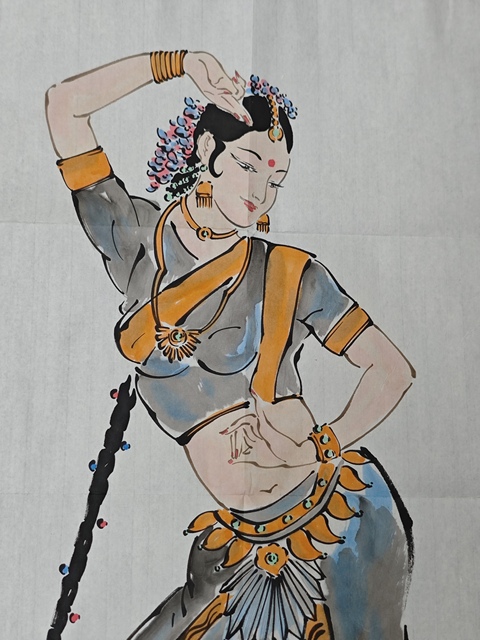 古玩字畫著名美術教育家人物畫大師阿老之子老國保人物拍賣,當前價格699元