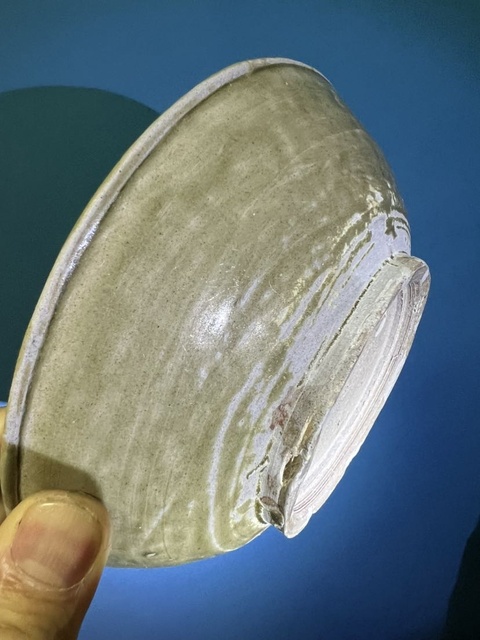 古玩陶瓷越窯青瓷淺碗拍賣，當前價格0元