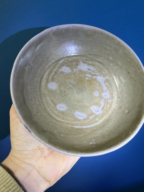 古玩陶瓷越窯青瓷淺碗拍賣，當前價格0元