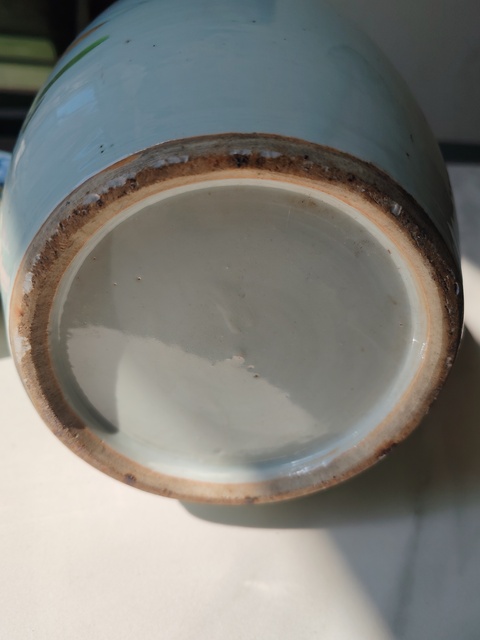 古玩陶瓷油粉彩人物故事紋撇口瓶拍賣,當(dāng)前價(jià)格2800元