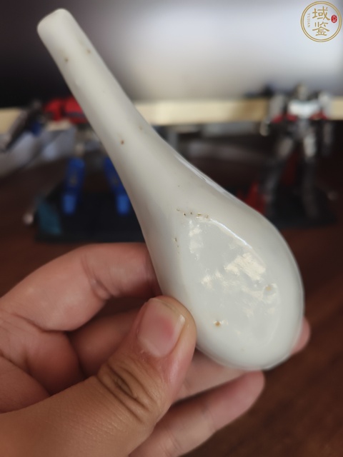 古玩陶瓷青花海獸紋勺拍賣,當前價格688元