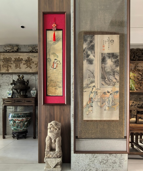 古玩字畫清中期絹本工筆荷花仙子立軸拍賣，當前價格16888元