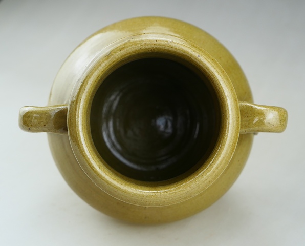 古玩陶瓷清代.茶葉末釉雙系瓶拍賣，當前價格120元