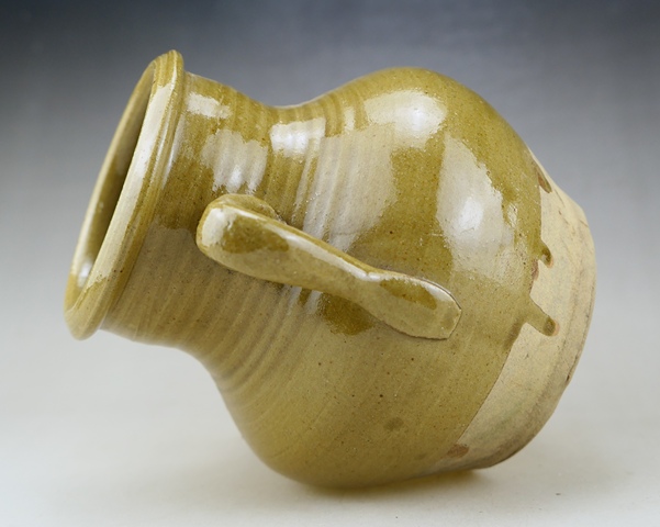 古玩陶瓷清代.茶葉末釉雙系瓶拍賣，當前價格120元