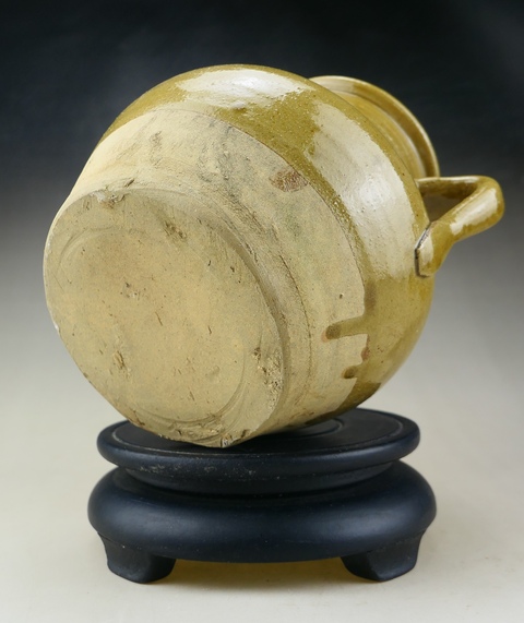 古玩陶瓷清代.茶葉末釉雙系瓶拍賣，當前價格120元