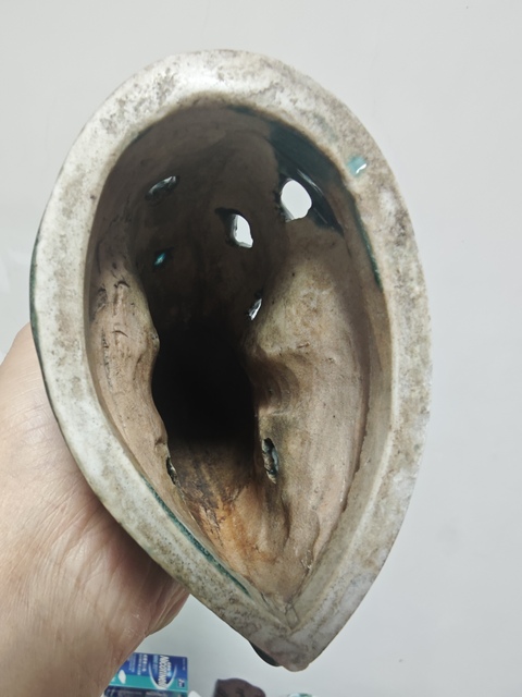 古玩陶瓷孔雀藍釉鸚鵡鳥擺件拍賣，當前價格6500元