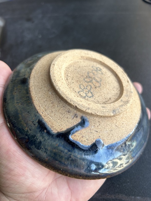 古玩陶瓷金元?耀州窯兔毫釉壺承盞托拍賣,當前價格2200元