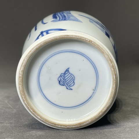 古玩陶瓷清康熙青花仕女四美圖蓮子罐拍賣,當(dāng)前價(jià)格58880元