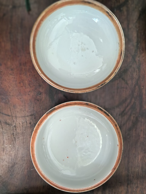 古玩陶瓷晚清青花加彩山水人物紋印盒拍賣,當前價格6500元