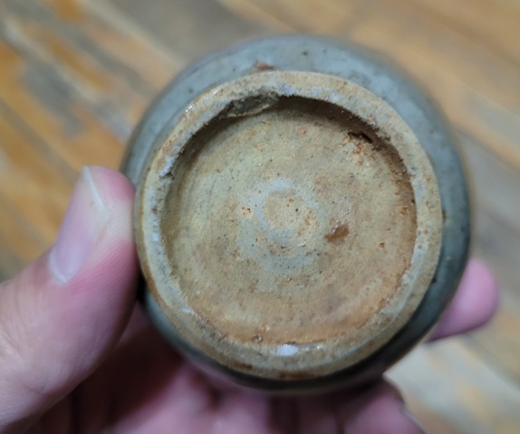古玩陶瓷元末明初龍泉青瓷茶圓拍賣,當前價格480元