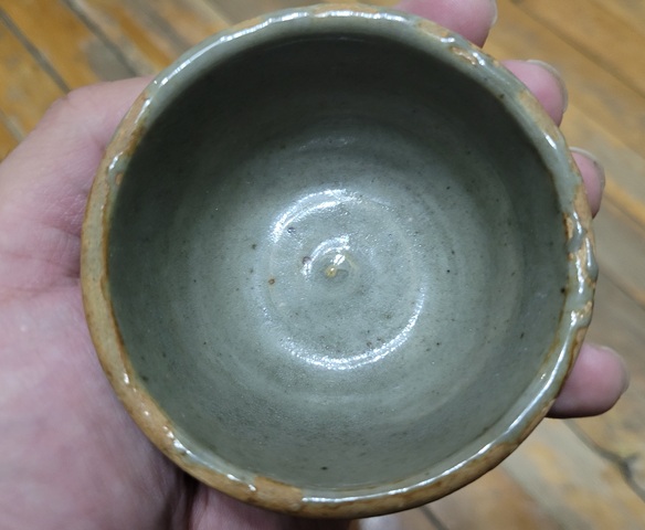 古玩陶瓷元末明初龍泉青瓷茶圓拍賣,當前價格480元