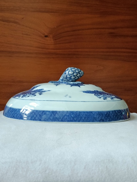 古玩陶瓷青花蓋鍋蓋子拍賣,當前價格780元