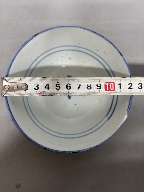 古玩陶瓷清晚期.青花花卉紋茶碗拍賣，當前價格0元