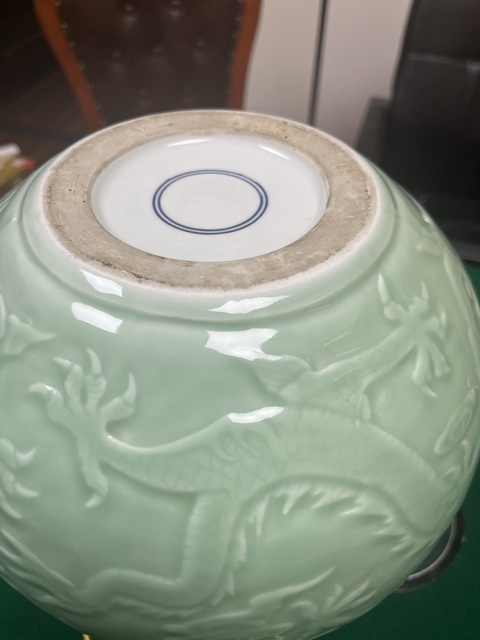 古玩陶瓷青釉尊拍賣,當前價格15000元