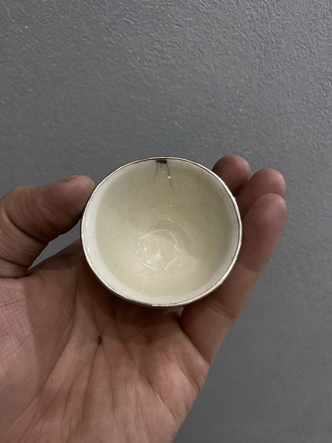 古玩陶瓷明代晚期德化窯白釉杯拍賣,當前價格380元