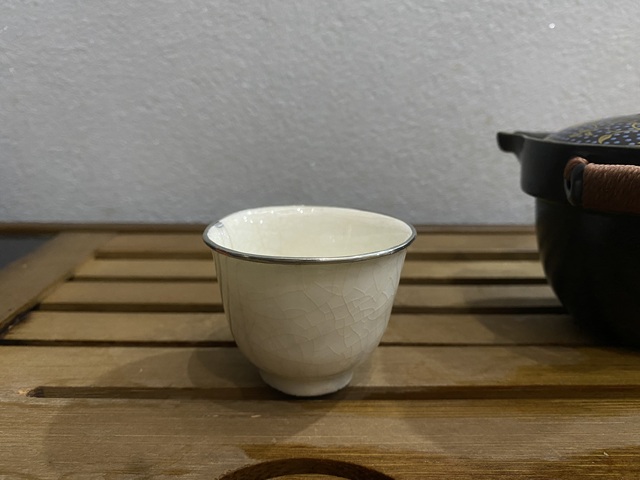 古玩陶瓷明代晚期德化窯白釉杯拍賣,當前價格380元