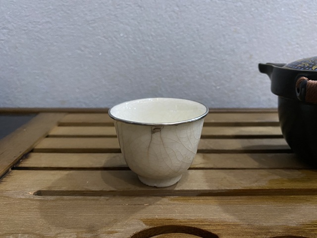 古玩陶瓷明代晚期德化窯白釉杯拍賣,當前價格380元