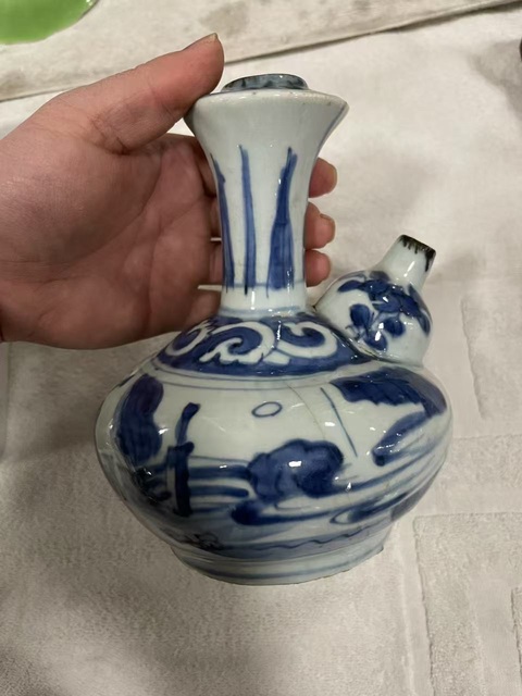 古玩陶瓷青花軍持拍賣,當前價格28000元