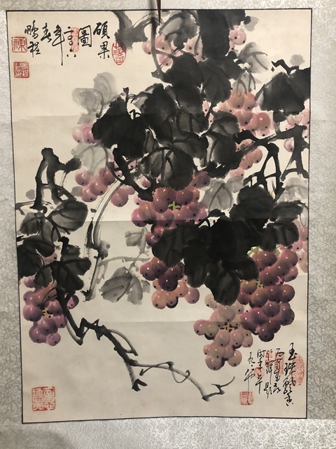 古玩字畫已故周仁輝，陳鵬程老師收藏級精品拍賣，當前價格688元