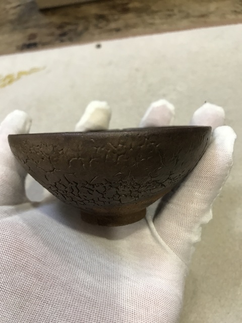 古玩陶瓷南宋建窯龜背盞拍賣，當前價格5600元
