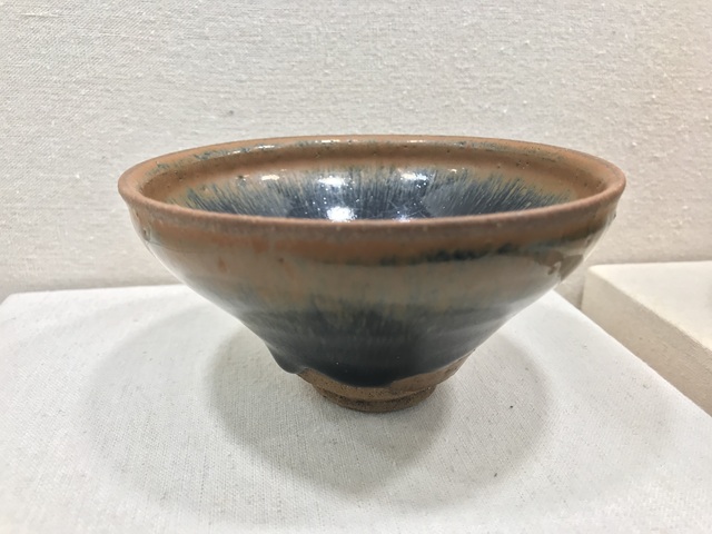 古玩陶瓷宋瓷建窯系黑釉兔毫精品束口盞拍賣，當(dāng)前價格7800元